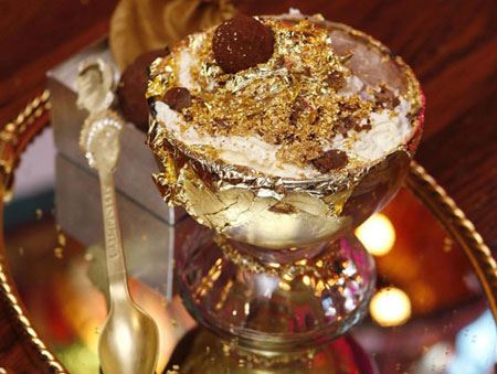 خوراکی هایی از جنس طلا برای پولدارها (عکس)
