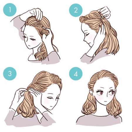آموزش تصویری شینیون مو کمتر از 3 دقیقه!