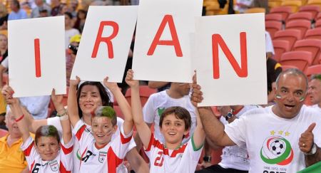 عکس های داغ تماشاگران ایرانی در بازی جام آسیا 2015