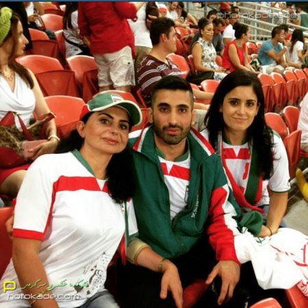 عکس های داغ دختران تماشاگربازی ایران و عراق جام 2015