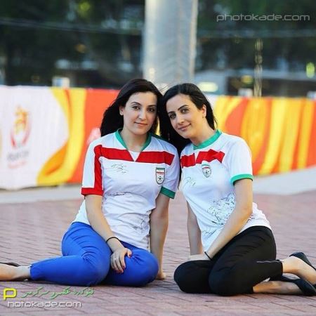عکس های داغ دختران تماشاگربازی ایران و عراق جام 2015