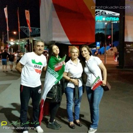 عکس های داغ دختران تماشاگربازی ایران و عراق جام 2015