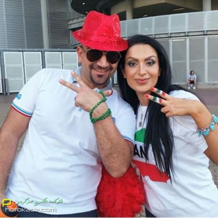 عکس های داغ دختران تماشاگربازی ایران و عراق جام 2015