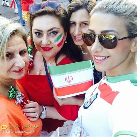 عکس های داغ دختران تماشاگربازی ایران و عراق جام 2015