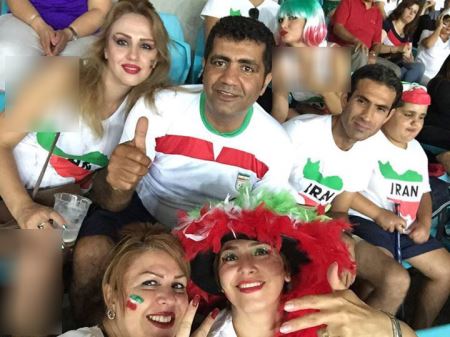 عکس های داغ دختران تماشاگربازی ایران و عراق جام 2015