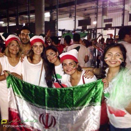 عکس های داغ دختران تماشاگربازی ایران و عراق جام 2015
