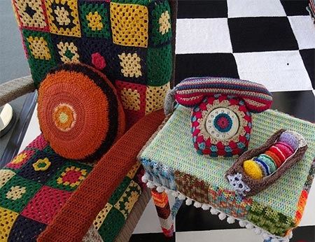 آشپزخانه ای جالب با جنس کاملا بافتنی (عکس)