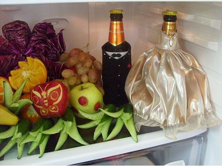 مدل تزئینات جدید یخچال عروس سری سوم