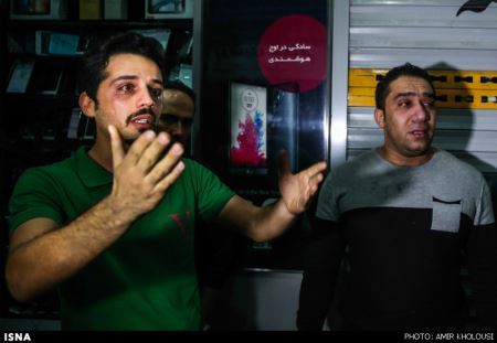 تخریب پاساژعلاء الدین توسط ماموران و اشک صاحبان مغازه ها! (تصاویر)