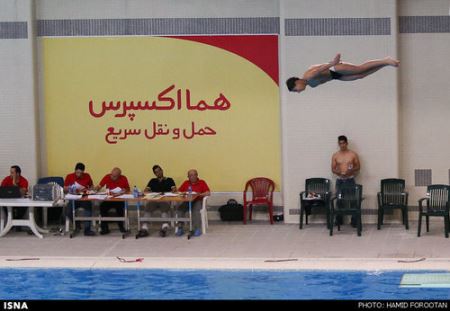 مسابقات دیدنی شیرجه در تهران (تصاویر)