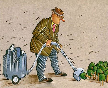 کاریکاتورهای بسیار جالب محیط زیست