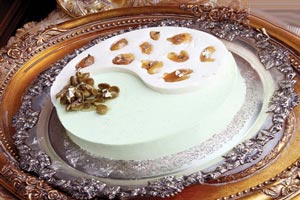 کرم پودر پسته، شیرینی کرم پودر پسته، شیرینی