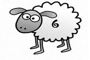 آموزش ساده کشیدن نقاشی گوسفند کارتونی (تصاویر)