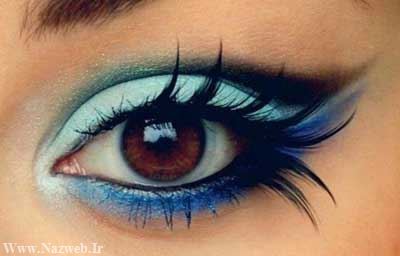 زیباترین مدل آرایش چشم طاووسی