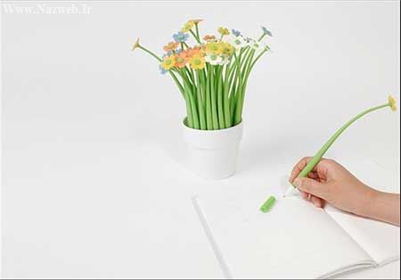 شاخه گلی زیبا برای مشق نوشتن (تصاویر)