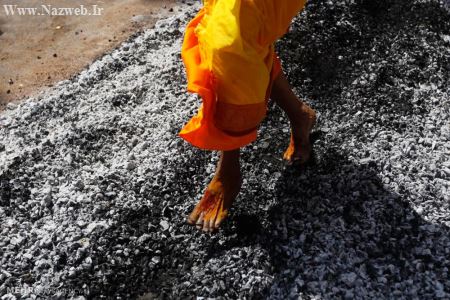 فستیوال جنجالی از پای درآوردن شیطان به دست الهه هندوها (تصاویر)