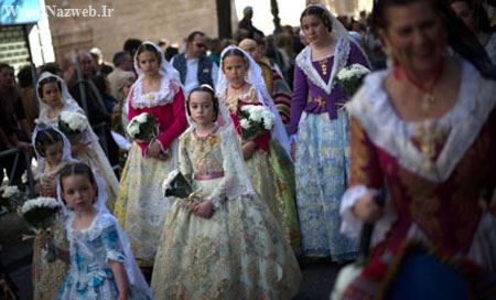 تصاویری از جشنواره لاس فالاس یا چهارشنبه سوری اسپانیا