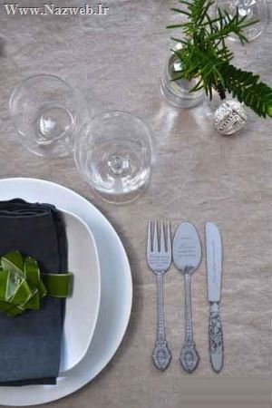 مدل چیدمان میز غذاخوری ویژه مهمان رسمی