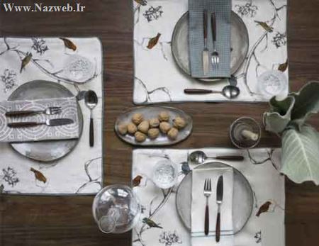 مدل چیدمان میز غذاخوری ویژه مهمان رسمی