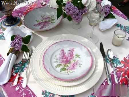 مدل چیدمان میز غذاخوری ویژه مهمان رسمی