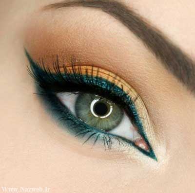 زیباترین مدل آرایش چشم طاووسی