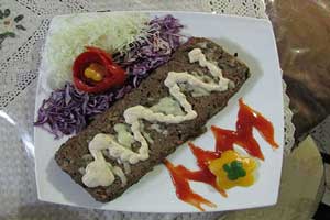خوراک گوشت قالبی خوراک گوشت قالبی