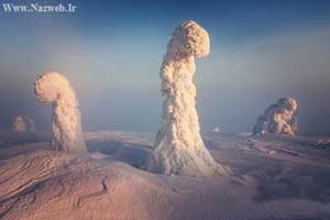 عکس هایی از جنگل یخ زده واسرارآمیز فنلاند زادگاه بابانوئل! عکس هایی از جنگل یخ زده واسرارآمیز فنلاند زادگاه بابانوئل!