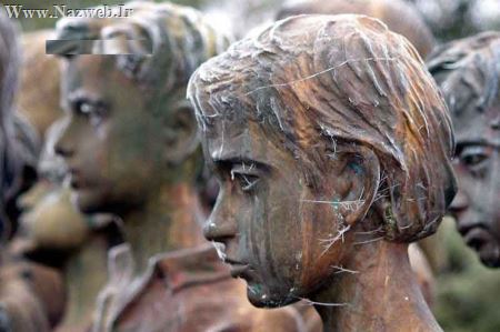 مجسمه های 88 کودک کشته شده توسط مردی با قلب آهنین