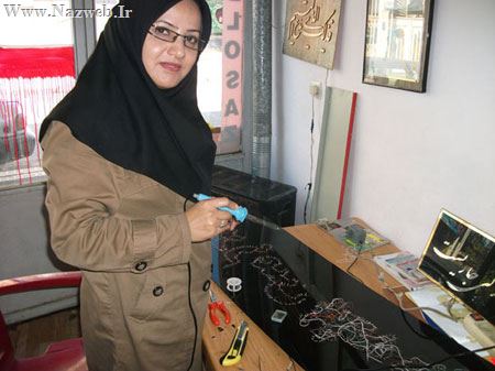 زن جوانی با شغلی نامتعارف برای زنان! (عکس)