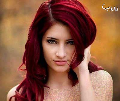 رنگ و مدل موهای عنابی مد سال 94