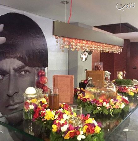 عکس سفره هفت سین محمد رضا گلزار در منزلش
