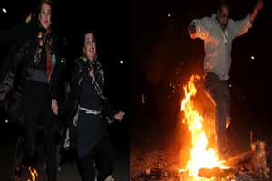 آگهی جالب یک مسجد برای 4شنبه سوری !