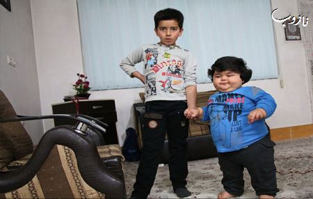 پسر 1 ساله بجنوردی با 42 کیلو وزن !(عکس)