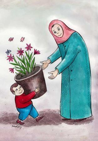 کاریکاتورهایی دیدنی و زیبای روز مادر