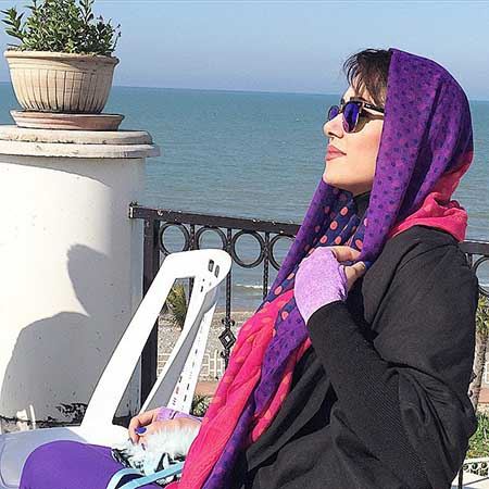 زمین خوردن پریناز ایزدیار و شکستن (عکس)