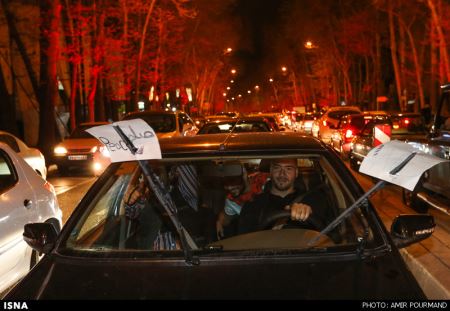 عکس های دیدنی جشن و شادی مردم بخار توافق هسته ای