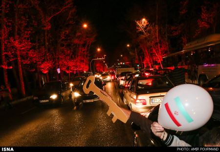 عکس های دیدنی جشن و شادی مردم بخار توافق هسته ای