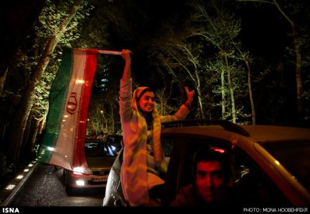 عکس های دیدنی جشن و شادی مردم بخار توافق هسته ای
