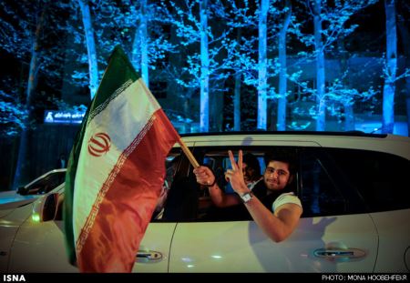 عکس های دیدنی جشن و شادی مردم بخار توافق هسته ای