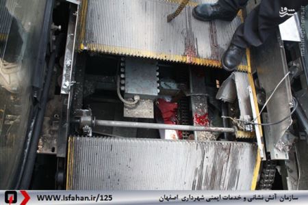 ماجرای تکه تکه شدن کارگر اصفهانی در پله برقی (عکس)
