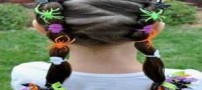 مدل موهای بافت بسیار زیبای دخترانه