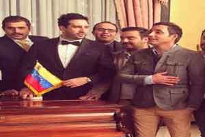 عکس جنجالی بازیگران معروف در مهمانی سفیر ونزوئلا