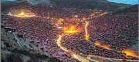 بزرگترین مدرسه دیدنی بودایی روی زمین (عکس)