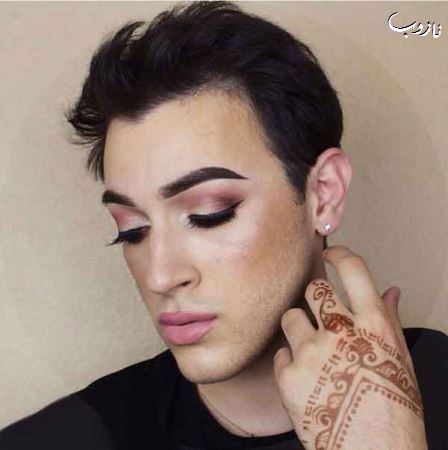 عکس های خفن پسری که آرایش کردن را به دخترها آموزش میدهد