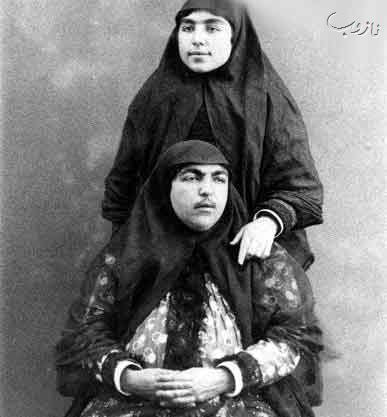 علت چاقی زیاد دختران در دوره ی قاجار (عکس)