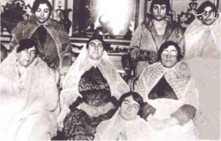 علت چاقی زیاد دختران در دوره ی قاجار (عکس)