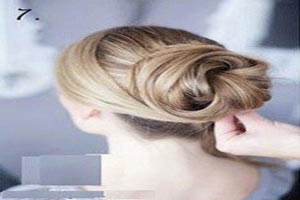 آموزش تصویری شینیون ساده و شیک