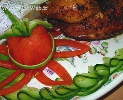 تزئین انواع غذا، دسر و سفره آرایی