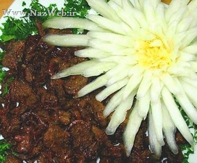 تزئین انواع غذا، دسر و سفره آرایی