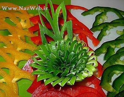 تزئین انواع غذا، دسر و سفره آرایی